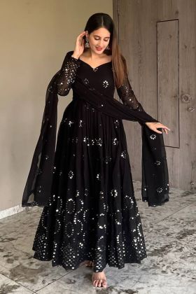 Black Salwar Suit Latest Black Suit Design Online On Fabja