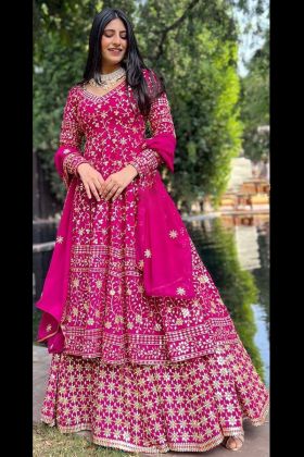 Designer Yankita Kapoor Launched Bright Pink Lehenga With Top