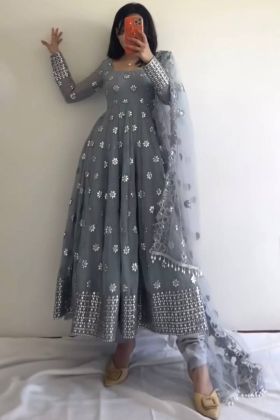 Grey gown online best sale