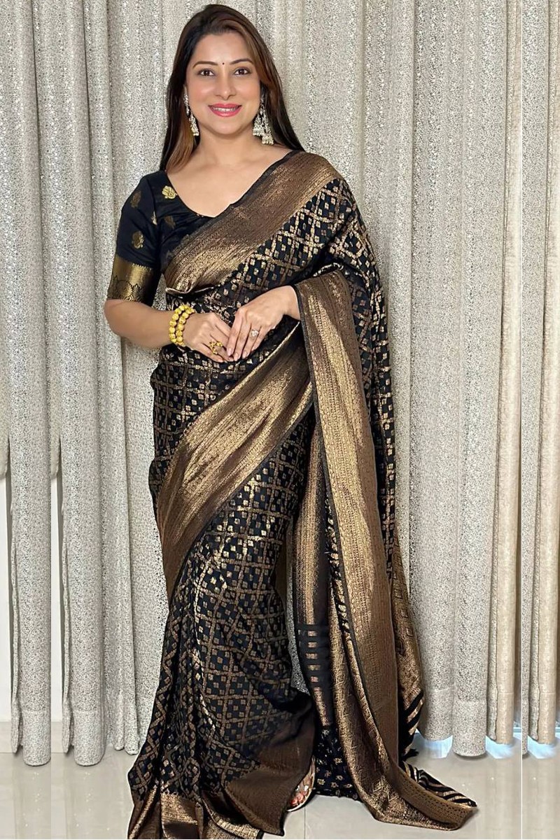 Black Sarees Collection - Elegant and Timeless - IndyVogue