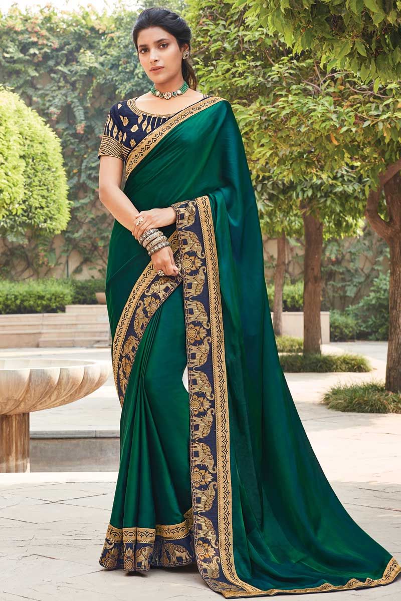 New Oraganza Heavy Zarkan Work Saree For Wedding-16831 at Best Price in  Surat | Parvati Fabrics Ltd.