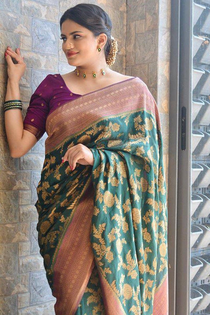 Banarasi Sift Silk Zari Work Saree/banarasi Saree/zari Saree/fashion Wear/ saree - Etsy