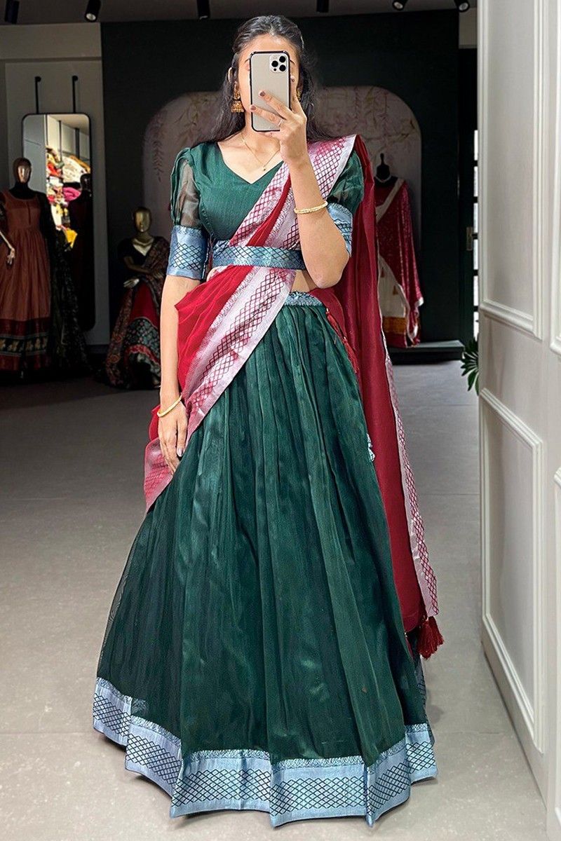 South Indian Onam Half Saree. Young Girl Lehenga Choli With Dupatta,  Readymade Girl Lehenga Choli , Baby Girl Dress 1-16yr Old - Etsy Sweden
