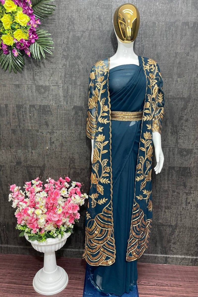 Women Saree Shrug Tunics - Buy Women Saree Shrug Tunics online in India