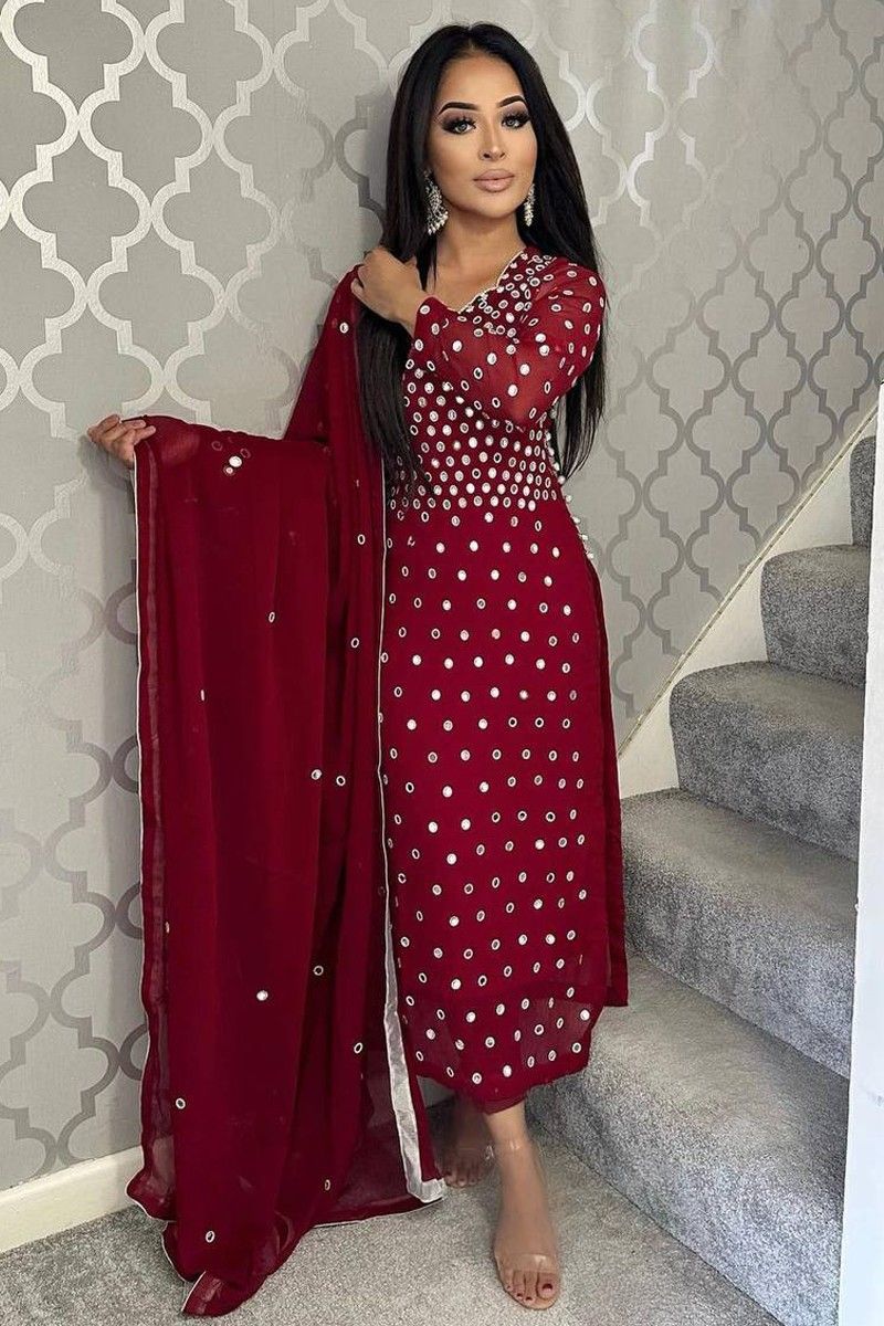 Pant Style Net Pakistani Dress Materials at Rs 3395 in Surat | ID:  22581475497