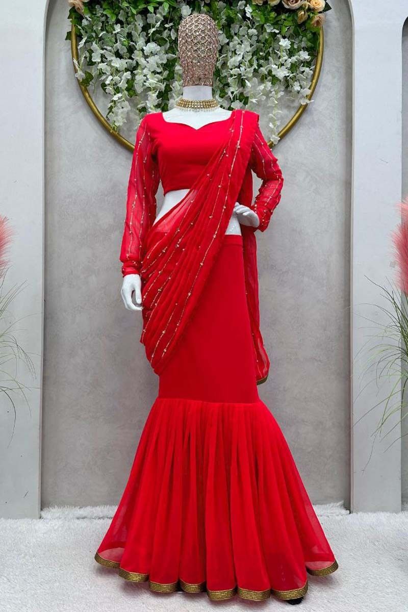 Designer Lehenga Saree Design For Women • Anaya Designer Studio | Sarees,  Gowns And Lehenga Choli