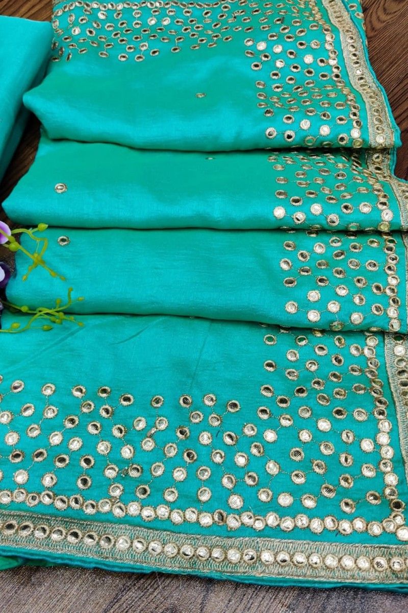 Gota Patti Embroidery Sarees Online | Singhania's