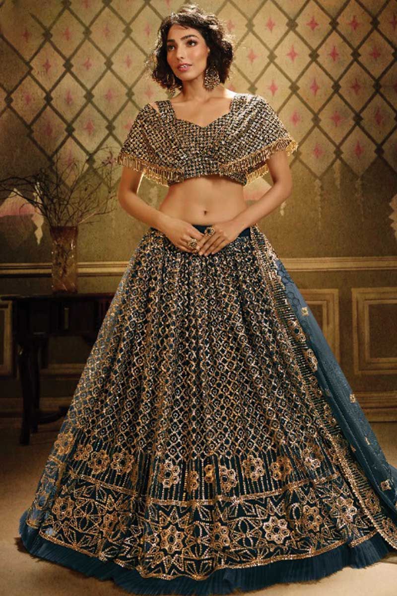 Party Wear Lehenga - Party Wear Lehenga Choli Design On Fabja