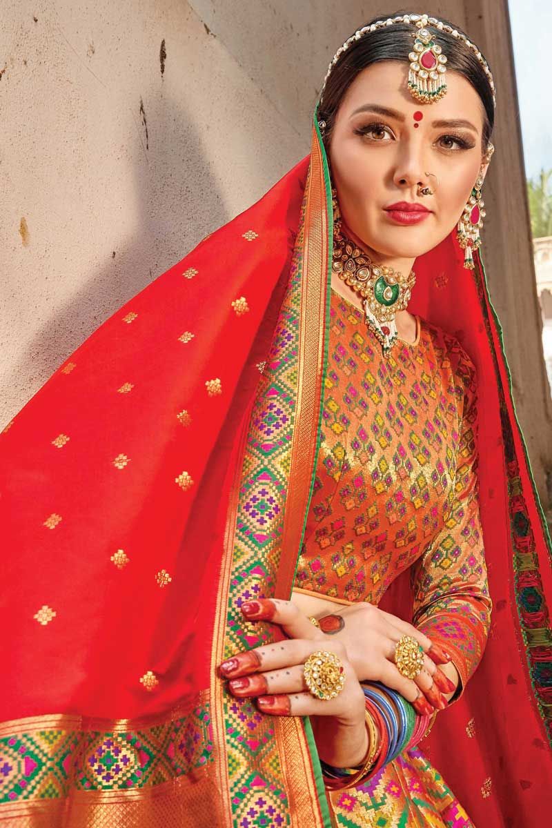 Banarasi Silk Grey Designer Bridal Lehenga Choli Online USA India – Sunasa