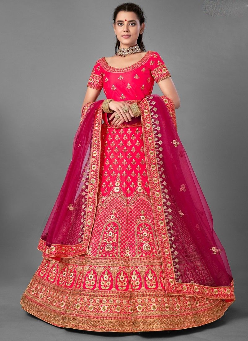 Hot Pink Designer Bridal Indian Pakistani Wedding Lehenga Choli Set With 2  Duptta Reception Cocktail Party Wear Mehendi Ready to Wear Attire - Etsy