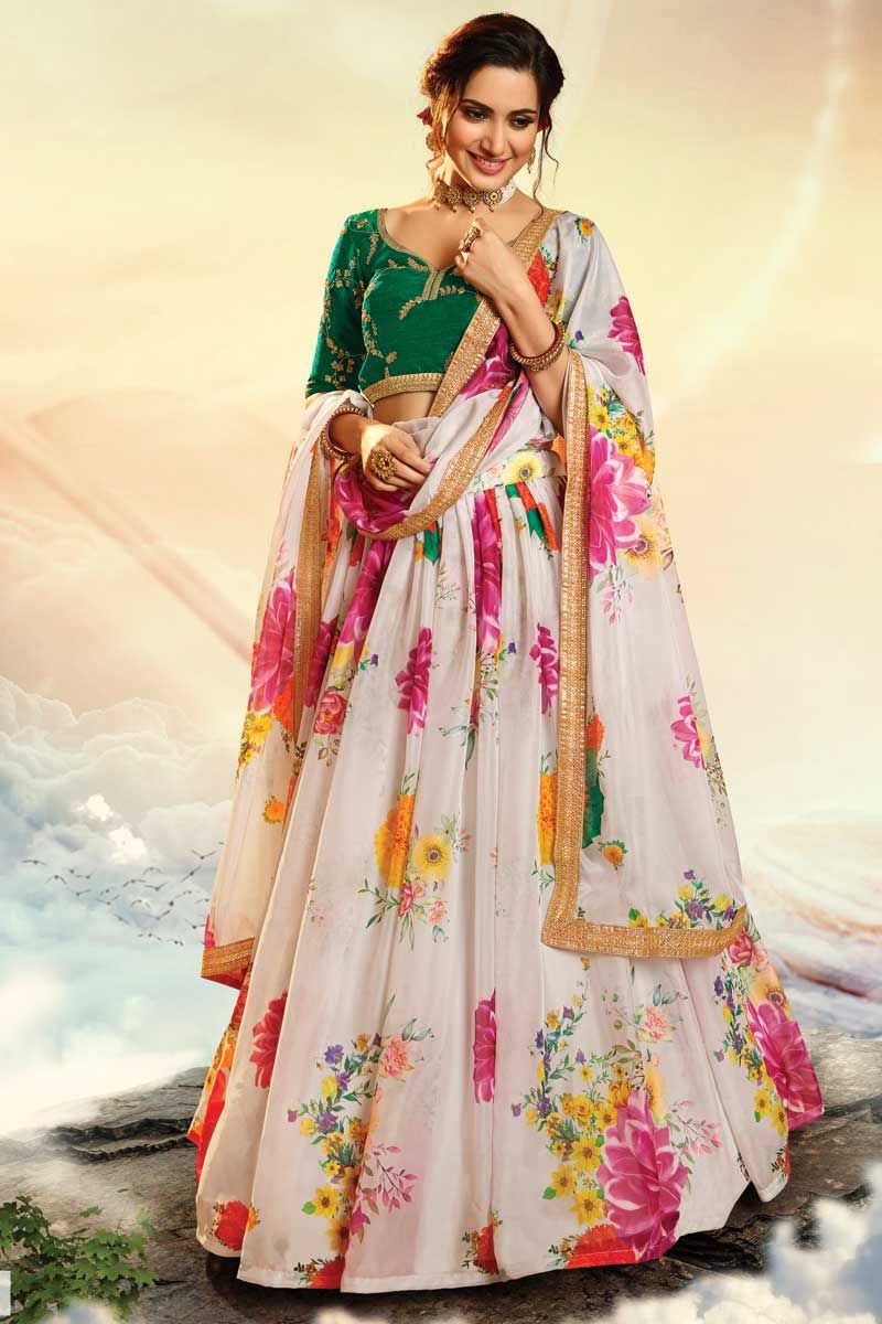 Party Wear Lehenga - Party Wear Lehenga Choli Design On Fabja